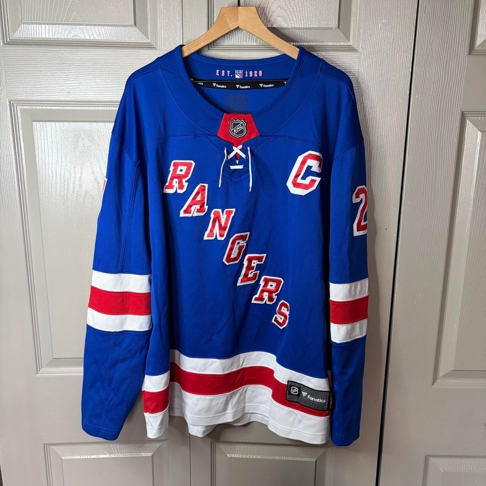 Fanatics NHL New York Rangers Ryan McDonagh 27 Blue Hockey Jersey Mens XXL